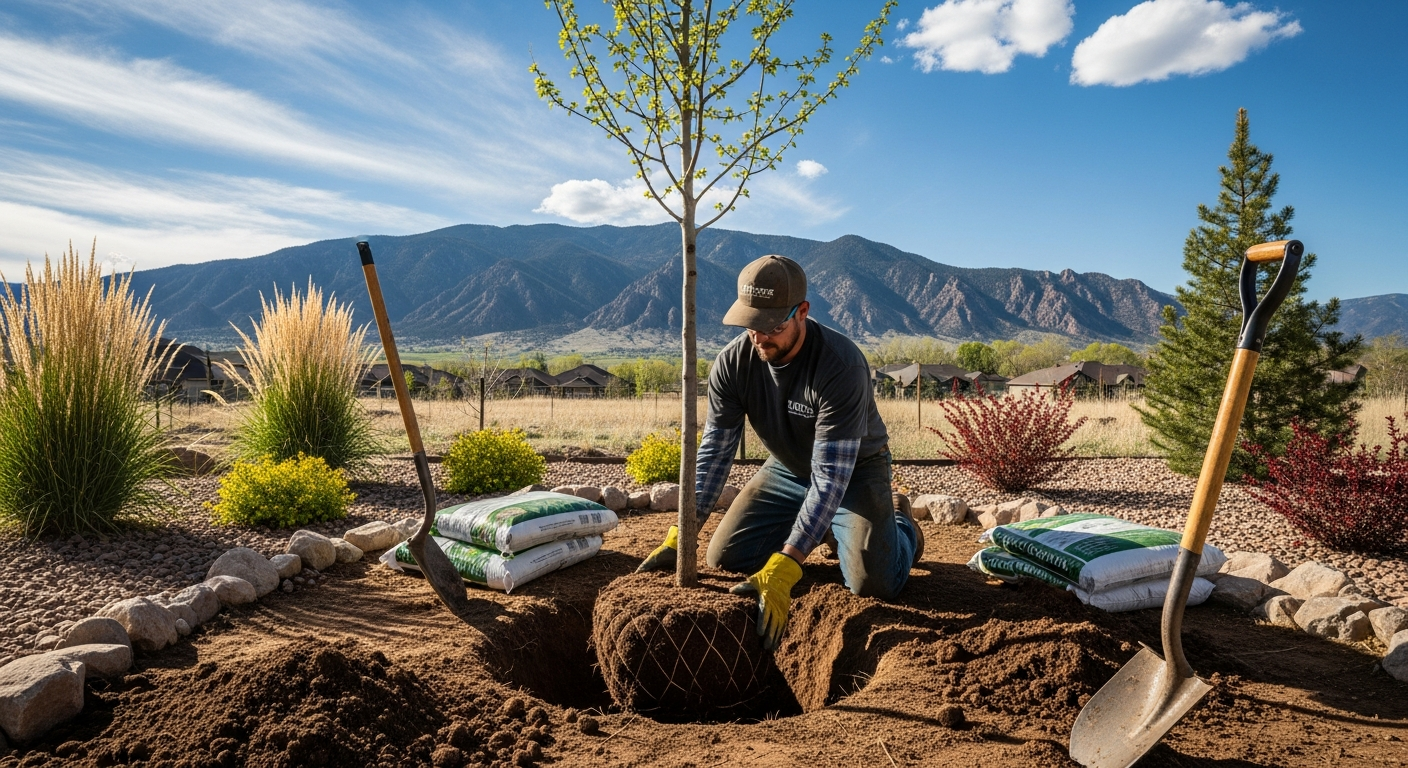 Tree Planting in Castle Rock, CO